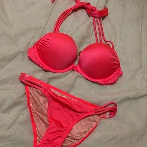 Victoria’s Secret Bombshell Push-up Halter Bikini
